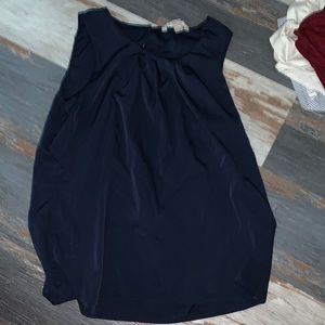 Navy blue banana republic blouse size L